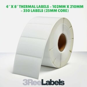 4x8" Thermal Shipping Labels - Best 102mm X 210mm 350 Labels
