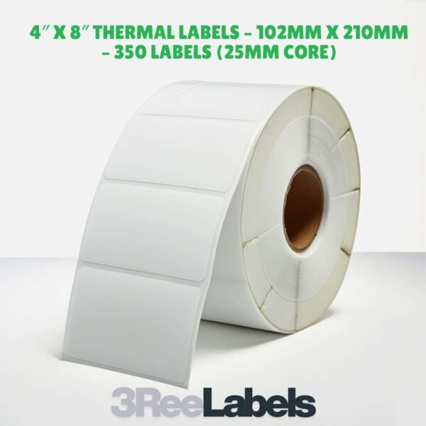 4x8" Thermal Shipping Labels - Best 102mm X 210mm 350 Labels