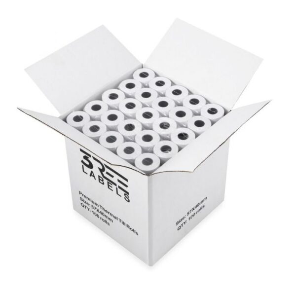 57mm x 40mm Thermal Paper PDQ Card Machine Rolls (Box of 20) - Image 5