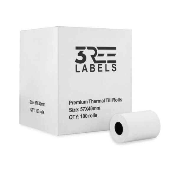 57mm x 40mm Thermal Paper PDQ Card Machine Rolls (Box of 20) - Image 6