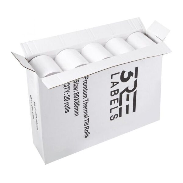 80mm x 80mm Thermal Till Receipt Paper Rolls EPOS (Box of 20) - Image 6