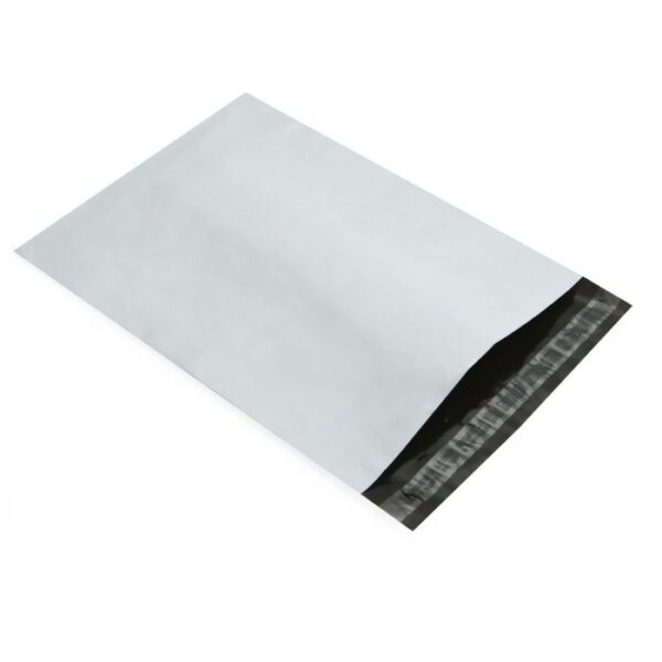 White Strong Postage Poly Mailing Bags 6.5 x 9” (170x240mm) – Pack of 100 Polybags - Image 2