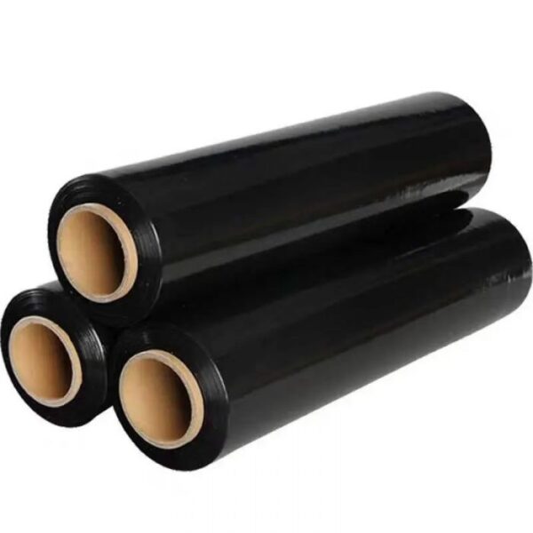 Extended Stretch Film Pallet Shrink Wrap 500mm x 260m 20 Microns Black