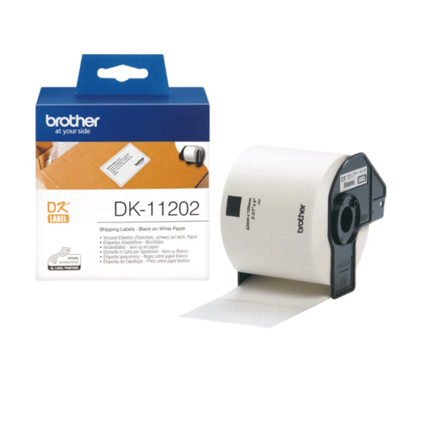 Brother DK-11202 DK Labels (38mm x 90mm) Standard Address Labels (300 Labels)