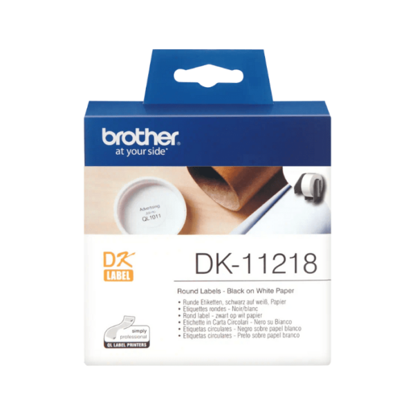 Brother DK-11218 DK Labels (24mm) Standard Address Labels (1000 Labels) - Image 2