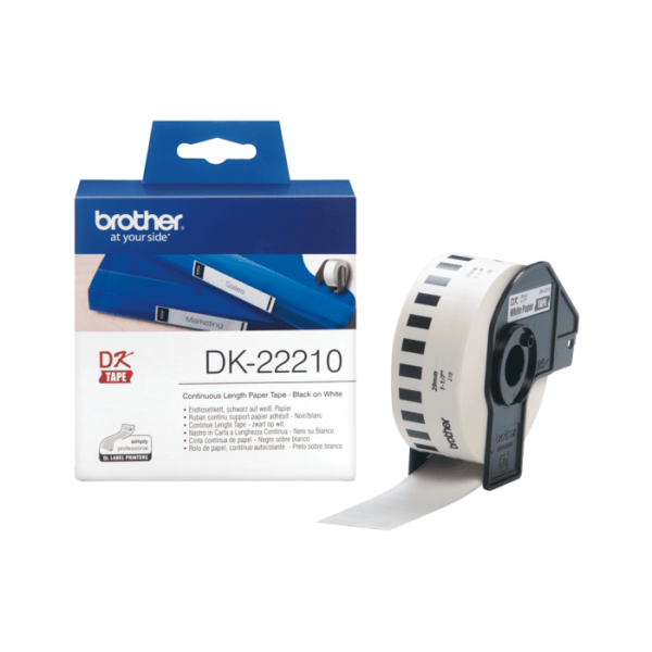 Brother DK-22210 DK Labels (29mm x 30.48m) Standard Address Labels (Continous)