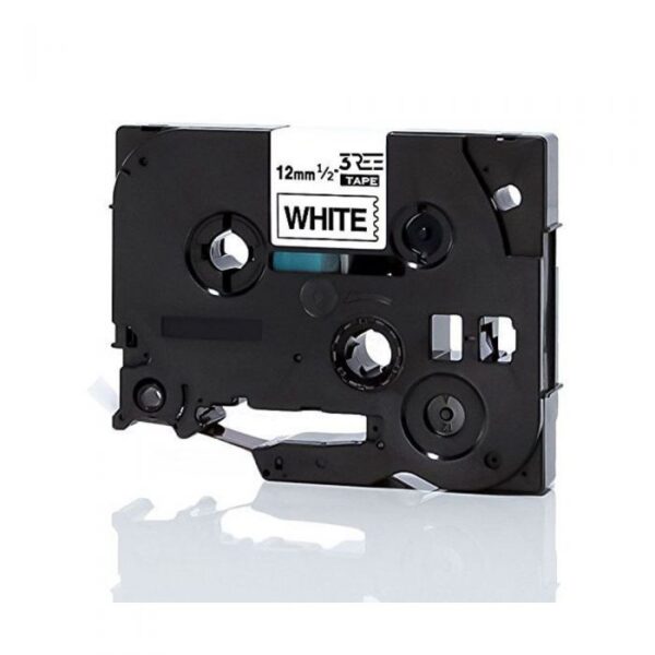 Label Tape Compatible with Brother TZ131\TZe-131 P-Touch Laminated 12MM x 8M (Black on Clear) - Image 2