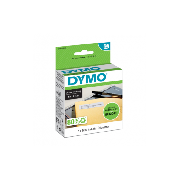 Dymo 11352 (S0722520) Original White Returns Labels 54mm x 25mm