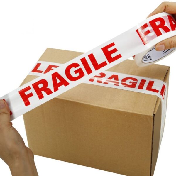 3REE Packaging Tape 48 mm x 68 m Fragile Pack of 6 - Image 5