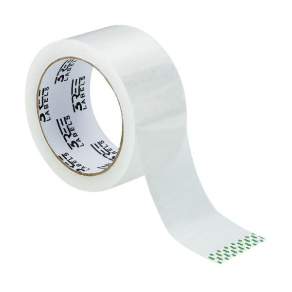 3REE Packaging Tape 48mm x 68m Clear Pack of 6 - Image 3