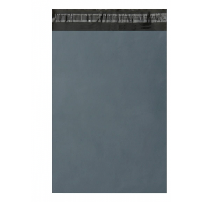 Grey Recycled Strong Postage Poly Mailing Bags 17 x 24” (450 x 600mm) – Pack of 100 Polybags